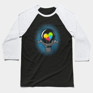 autism light bulb Baseball T-Shirt